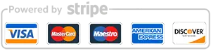 Payments powered by Barclaycard (Pay with Visa, Mastercard, Maestro, American Express, Union Pay, PayPal)